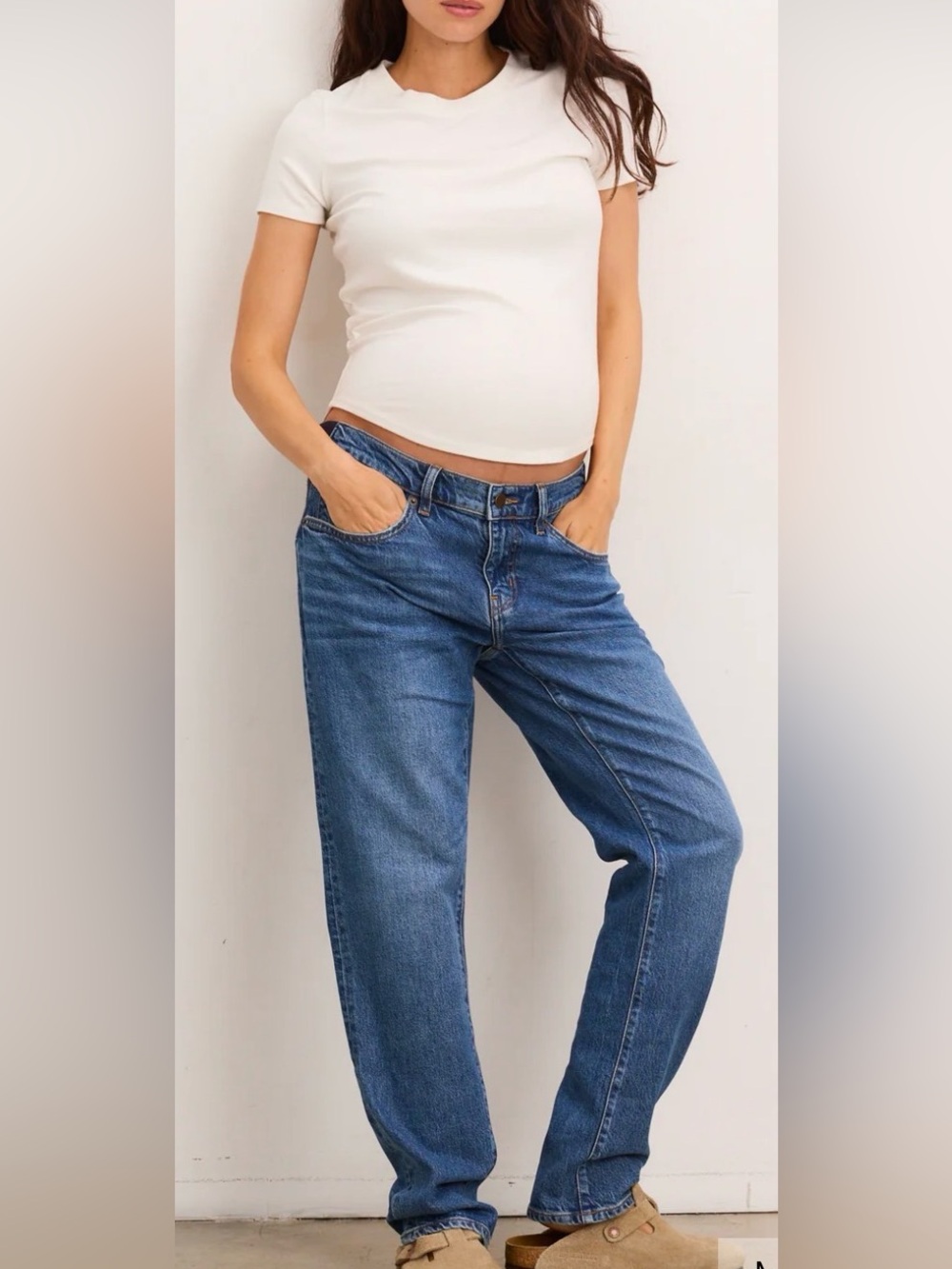 Hatch Maternity Boyfriend Jeans
